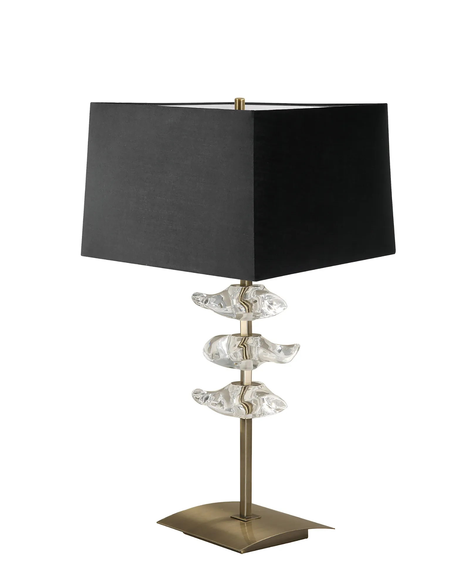 M0793AB/BS  Akira AB 61cm 2 Light Table Lamp